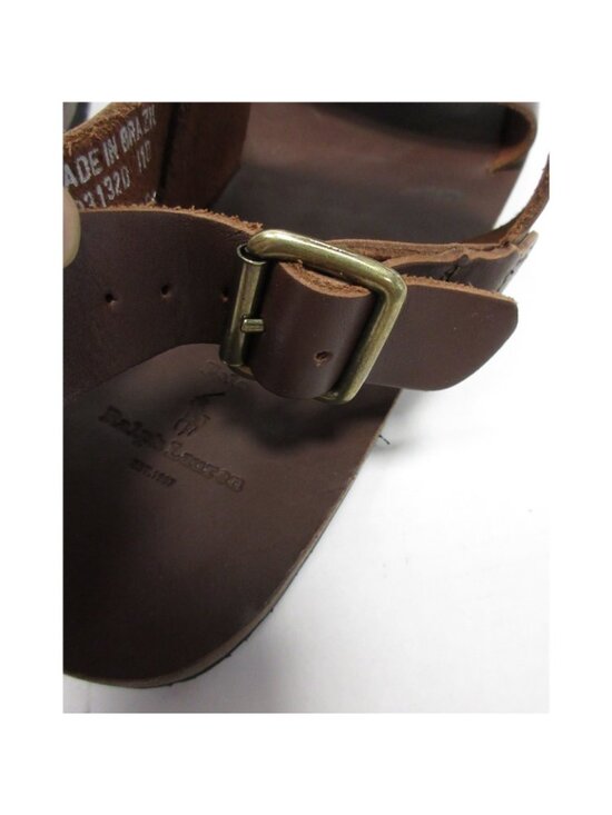 VTG Polo Ralph Lauren Sandals 11 Leather Slingback Buckle Summer Beach main image 10